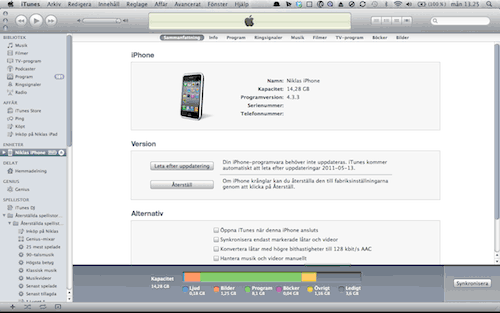 Uppdatera iOS